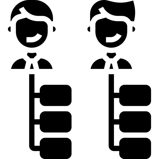 Matrix user organization relationship icon