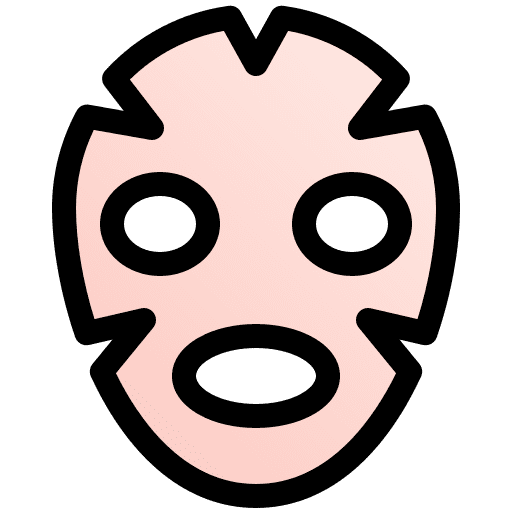 Face mask beauty mask skincare icon