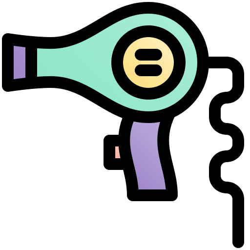 Hair dryer care beauty salon icon Hair dryer care beauty salon icon