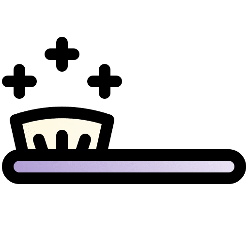 Brush feminine cosmetics care icon Brush feminine cosmetics care icon