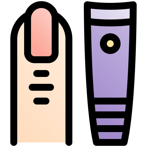 Nail clipper accessory nail make up icon Nail clipper accessory nail make up icon