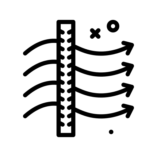 Air direction textile arrows icon