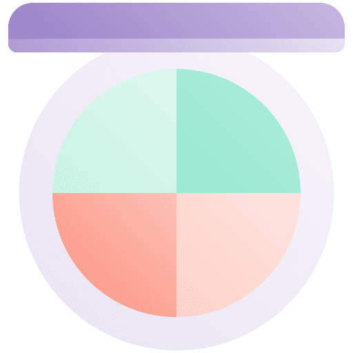 Blush feminine makeup cosmetic icon