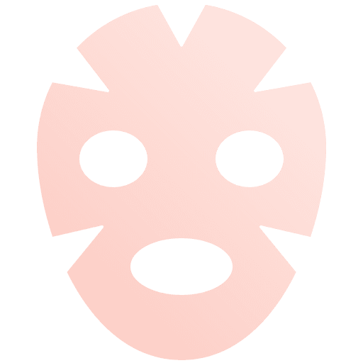 Face mask beauty feminine skincare icon