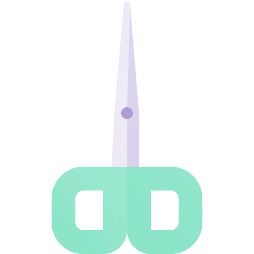Scissor grooming care nose icon Scissor grooming care nose icon