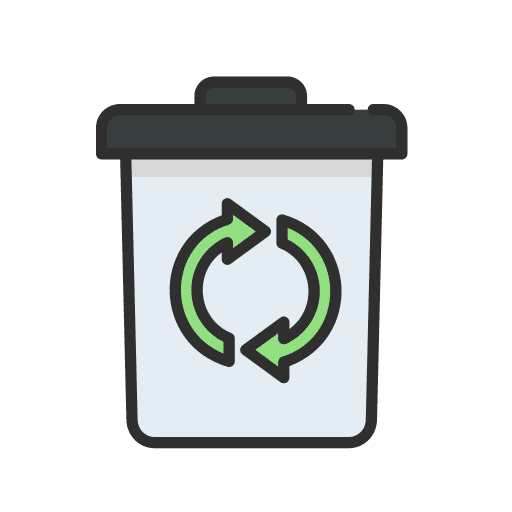 Bin garbage waste ecology and environment icon Bin garbage waste ecology and environment icon