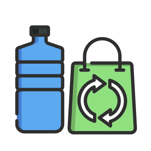 Plastic bin plastic bin water recycle icon Plastic bin plastic bin water recycle icon