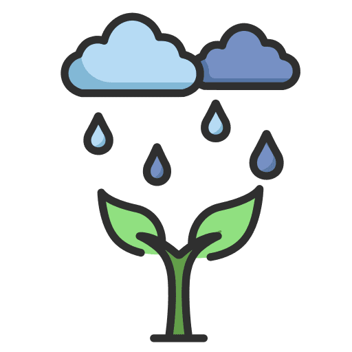 Rain season nature water icon Rain season nature water icon