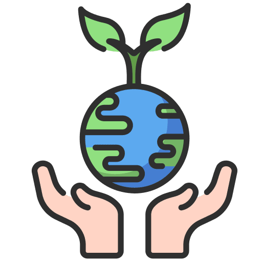 Earth planet global ecology and environment icon Earth planet global ecology and environment icon