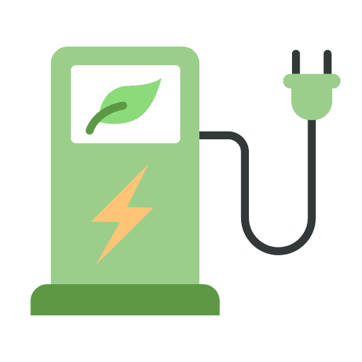 Gas pump station fuel pump icon