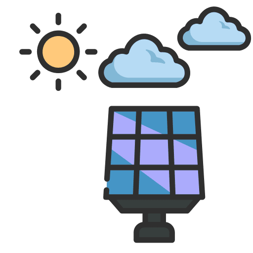 Solar panel technology solar panel icon Solar panel technology solar panel icon