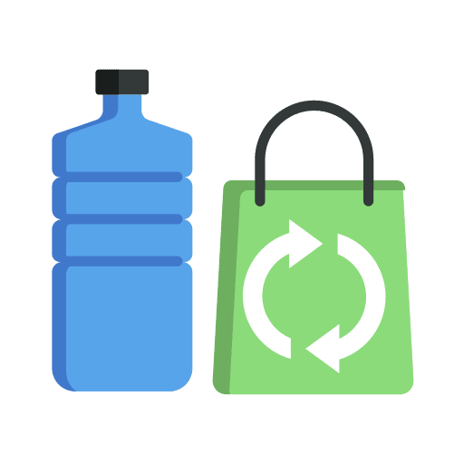 Plastic bin garbage recycle recycling icon Plastic bin garbage recycle recycling icon
