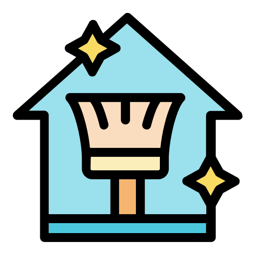House cleaning housework housekeeping house cleaning icon