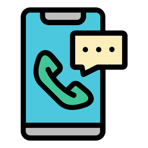 Calling communications phone call speech bubble icon Calling communications phone call speech bubble icon