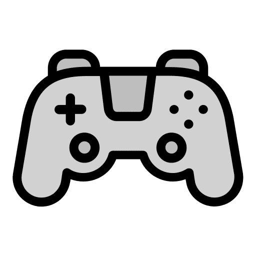 Gamepad joystick electronics video game icon Gamepad joystick electronics video game icon