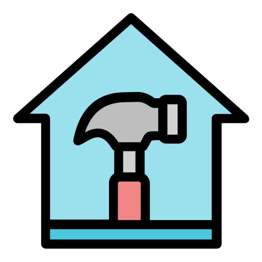 Renovation home decor real estate repair icon Renovation home decor real estate repair icon