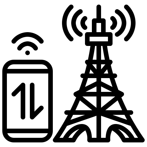 Antenna signal internet of things remote icon