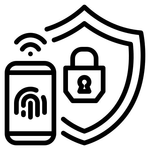 Security log in internet of things security icon