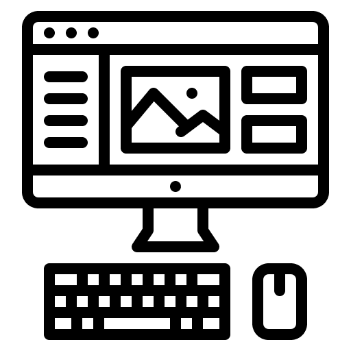Computer desktop computer interface icon
