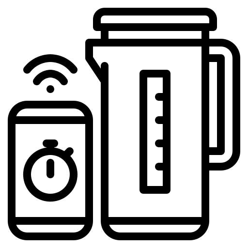 Kettle pot kettle wireless icon