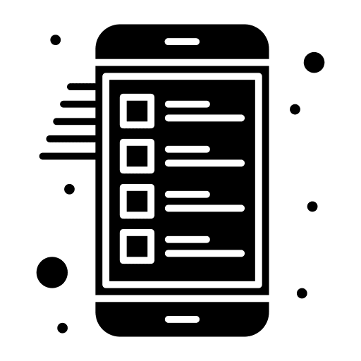 Check list criteria check list phone icon