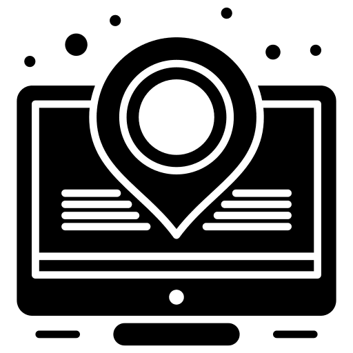 Monitor screen orientation electronics icon