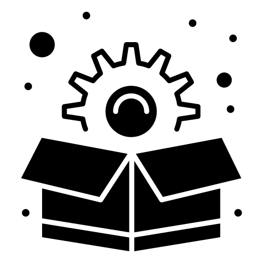 Package development box settings icon