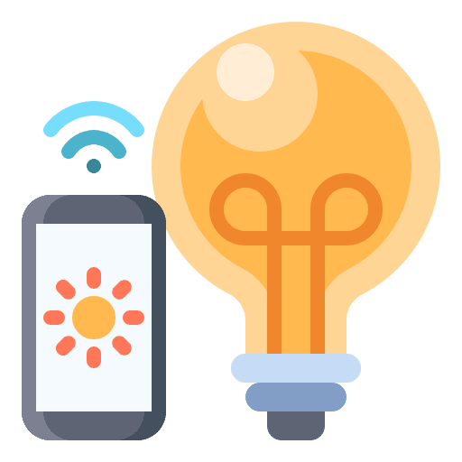 Light bulb electronics light bulb lamp icon