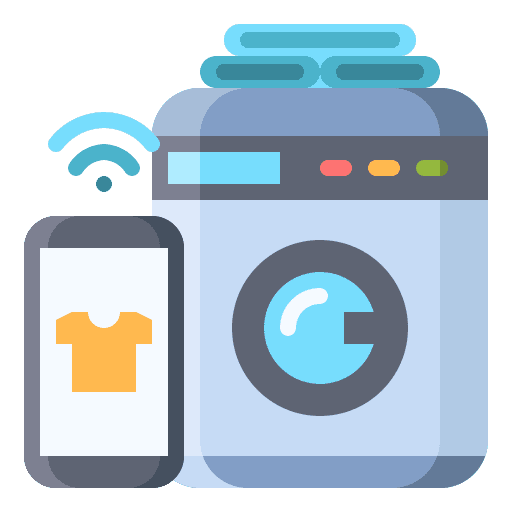 Washing machine washing machine remote internet of things icon