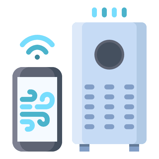 Air purifier air purifier control electronics icon