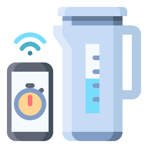 Kettle timer electronics pot icon