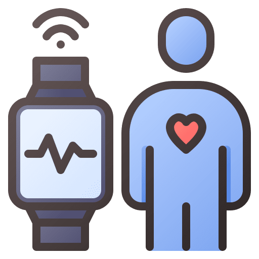 Smartwatch wireless healthcare and medical smart icon
