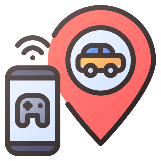 Control vehicle electronics iot icon
