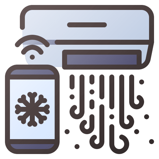 Air conditioner wireless air conditioner electronics icon