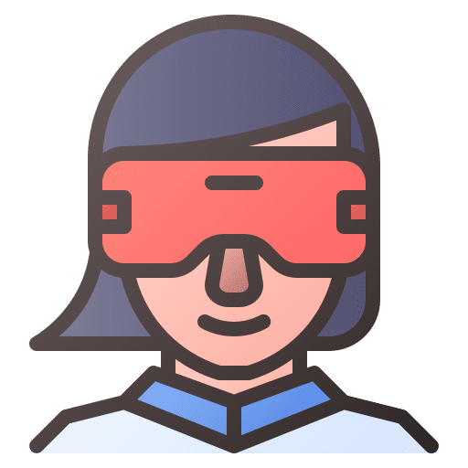 Female female profile electronics icon