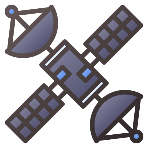 Satellite network radio smart icon