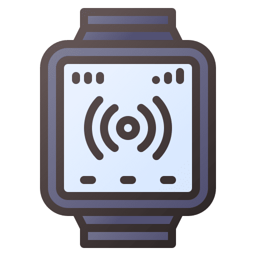 Stopwatch iot watch technology icon