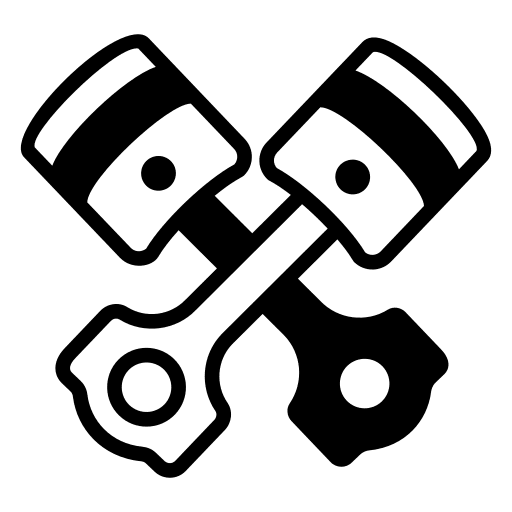 Pistons parts piston engine icon