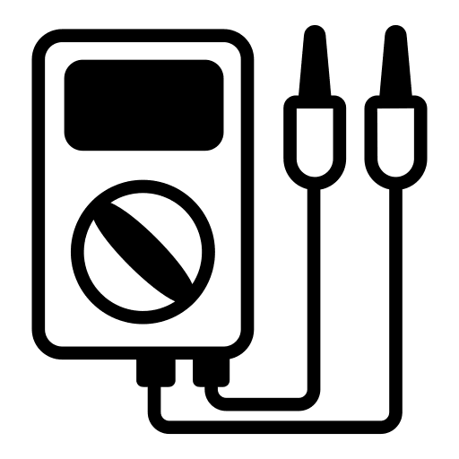 Multimeter electronics measurement handheld icon