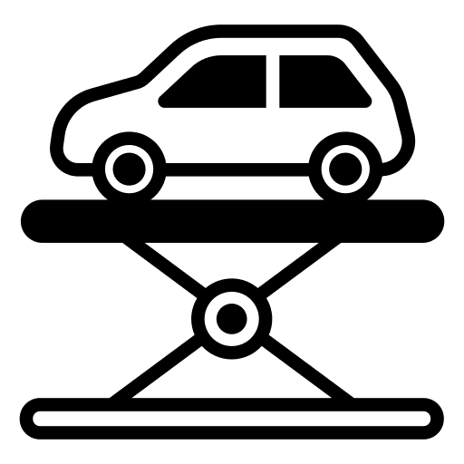 Car lift lift transportation car service icon