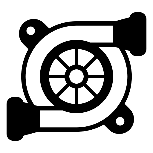 Turbo engine racing engine transportation icon