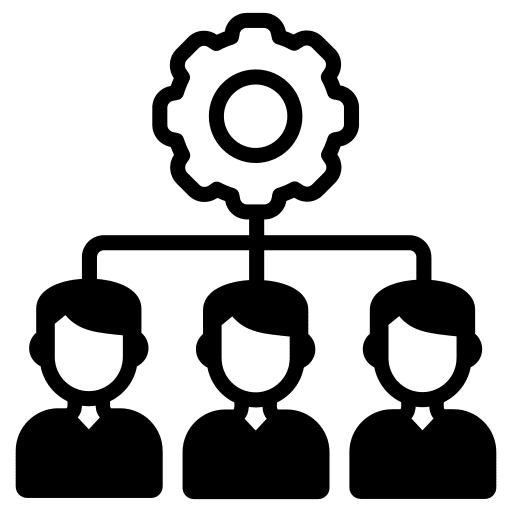 Allocation allocation share composition icon