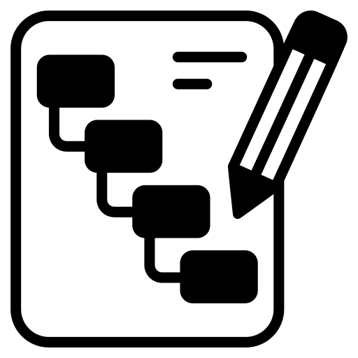 Histogram business and finance chart bar graph icon