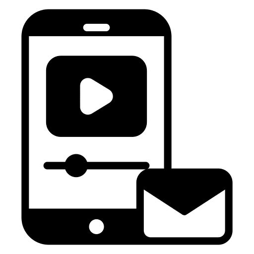 Video player arrows movie video player icon