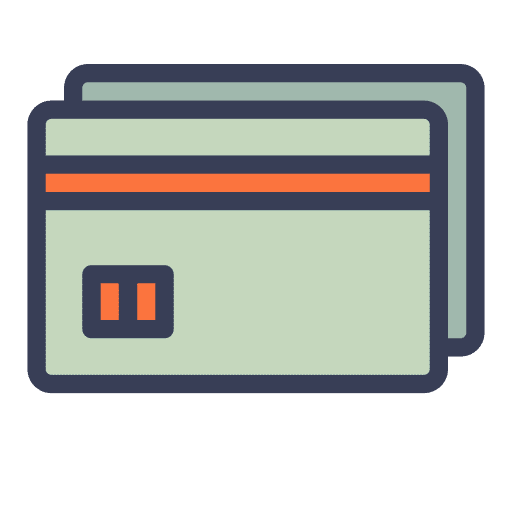 Credit card payment method debit card bank icon Credit card payment method debit card bank icon