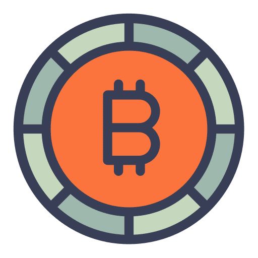 Bitcoin business cryptocurrency cash icon Bitcoin business cryptocurrency cash icon