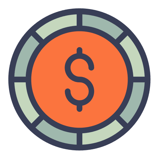 Money dollar business pack price icon Money dollar business pack price icon
