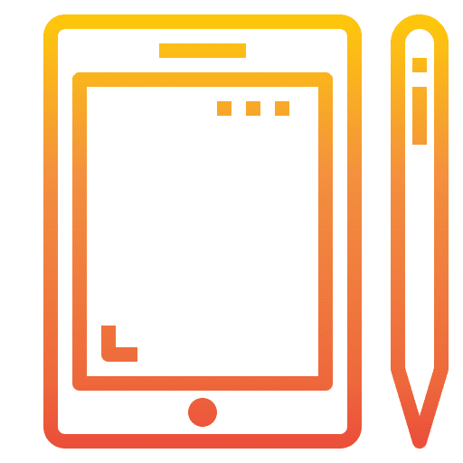 Pen tablet graphic tablet graphic design device icon Pen tablet graphic tablet graphic design device icon