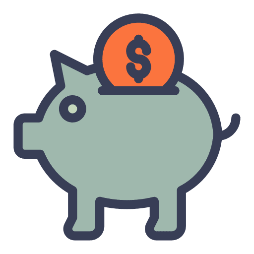 Save money finance business and finance bank icon Save money finance business and finance bank icon