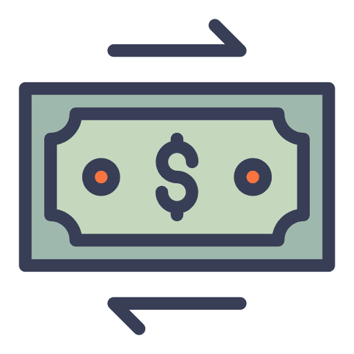 Transfer money dollar business and finance smartphone icon Transfer money dollar business and finance smartphone icon